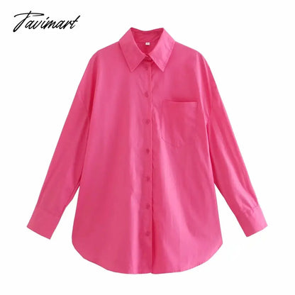 Woman Long Sleeve Loose Green Shirt S M L Pink blue