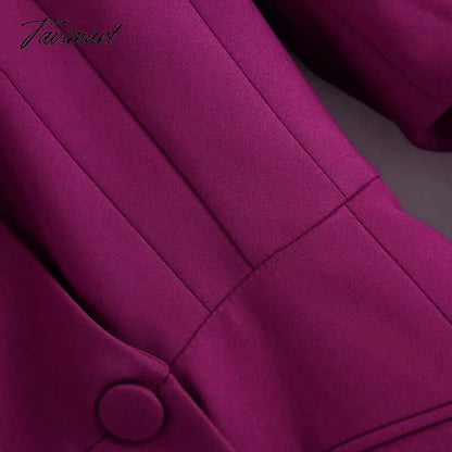 Women Chic Fashion Double-Fabric Playsuits Vintage Square Collar Three Quarter Pleated Sleeve Female Jumpsuits Women