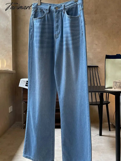 Women Classic Solid Color Jeans Summer New Fashion Cotton Cozy Zipper High Waist Long Pant Casual Simple Ladies Pants