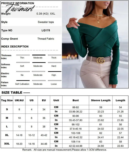 Women Elegant Solid Autumn Pullover Blouse Sexy V-neck Off Shoulder Full Sleeve Top Office Lady Slim Fit Streetwear Casual Shirt