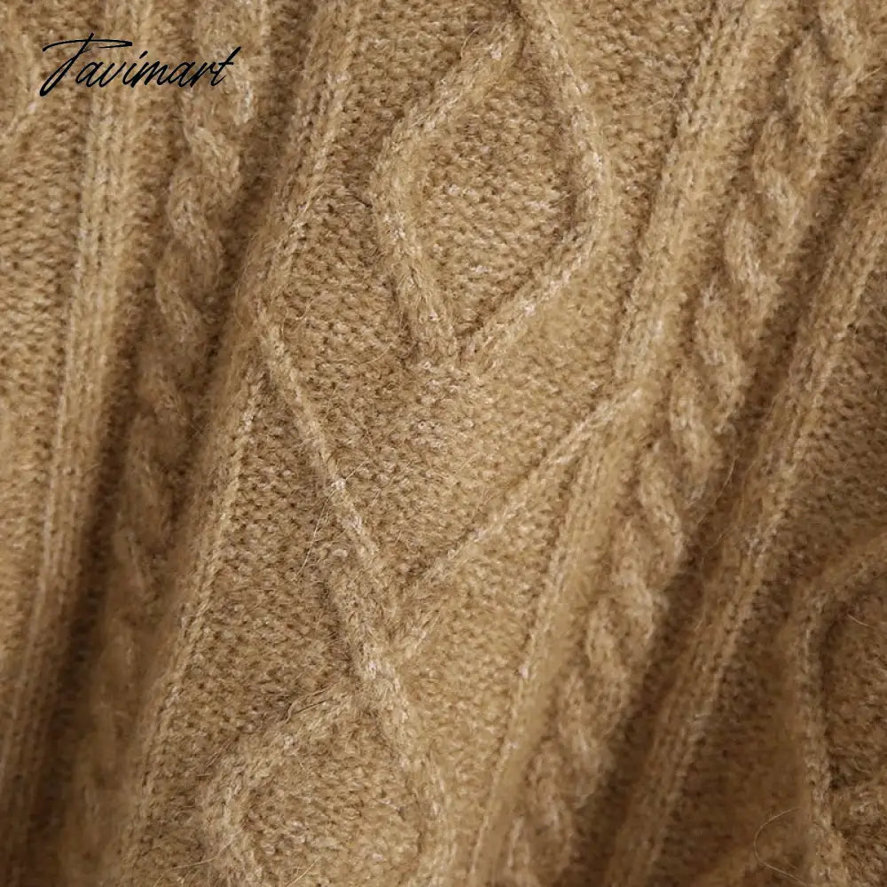 Women Elegant Twist Ruffle Trims Armhole Cable Knitted Sweater Vest Vintage Chaleco Mujer Female Waistcoat Chic Top