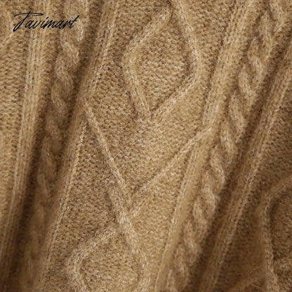 Women Elegant Twist Ruffle Trims Armhole Cable Knitted Sweater Vest Vintage Chaleco Mujer Female Waistcoat Chic Top