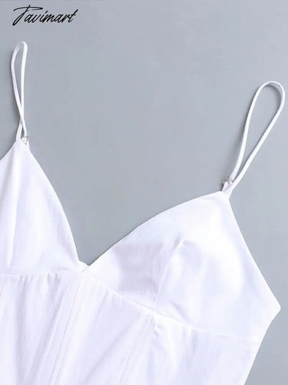 Women Elegant White Sleeveless Satin Pleated Camis Dress Lady Sexy V Neck Strap Beach Dresses Summer Female Party Mini Robe