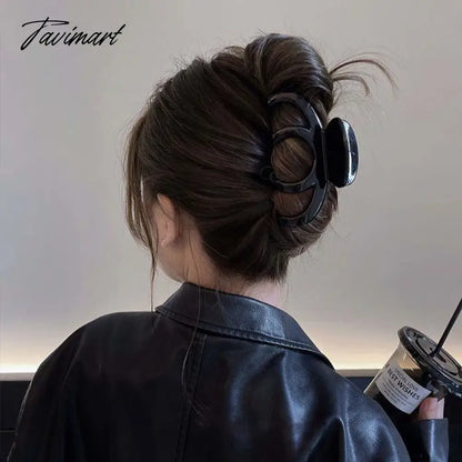 Women Fashion Large Claw Hair Clip Korean Simple Acrylic Hairgrips Shark Clip Clamp Hairpins for Girls Hair Accessories Headwear