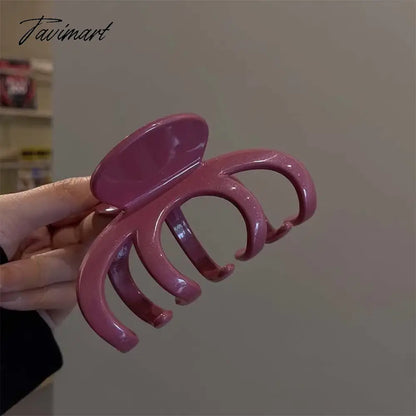 Women Fashion Large Claw Hair Clip Korean Simple Acrylic Hairgrips Shark Clip Clamp Hairpins for Girls Hair Accessories Headwear