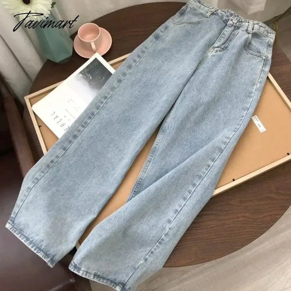 Women jeans White Jeans For Girls Fashion Full Length High Waist Vintage Trouser For Frmale Women's Denim Pants Streetwear