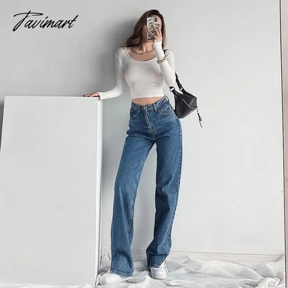 Women jeans White Jeans For Girls Fashion Full Length High Waist Vintage Trouser For Frmale Women's Denim Pants Streetwear