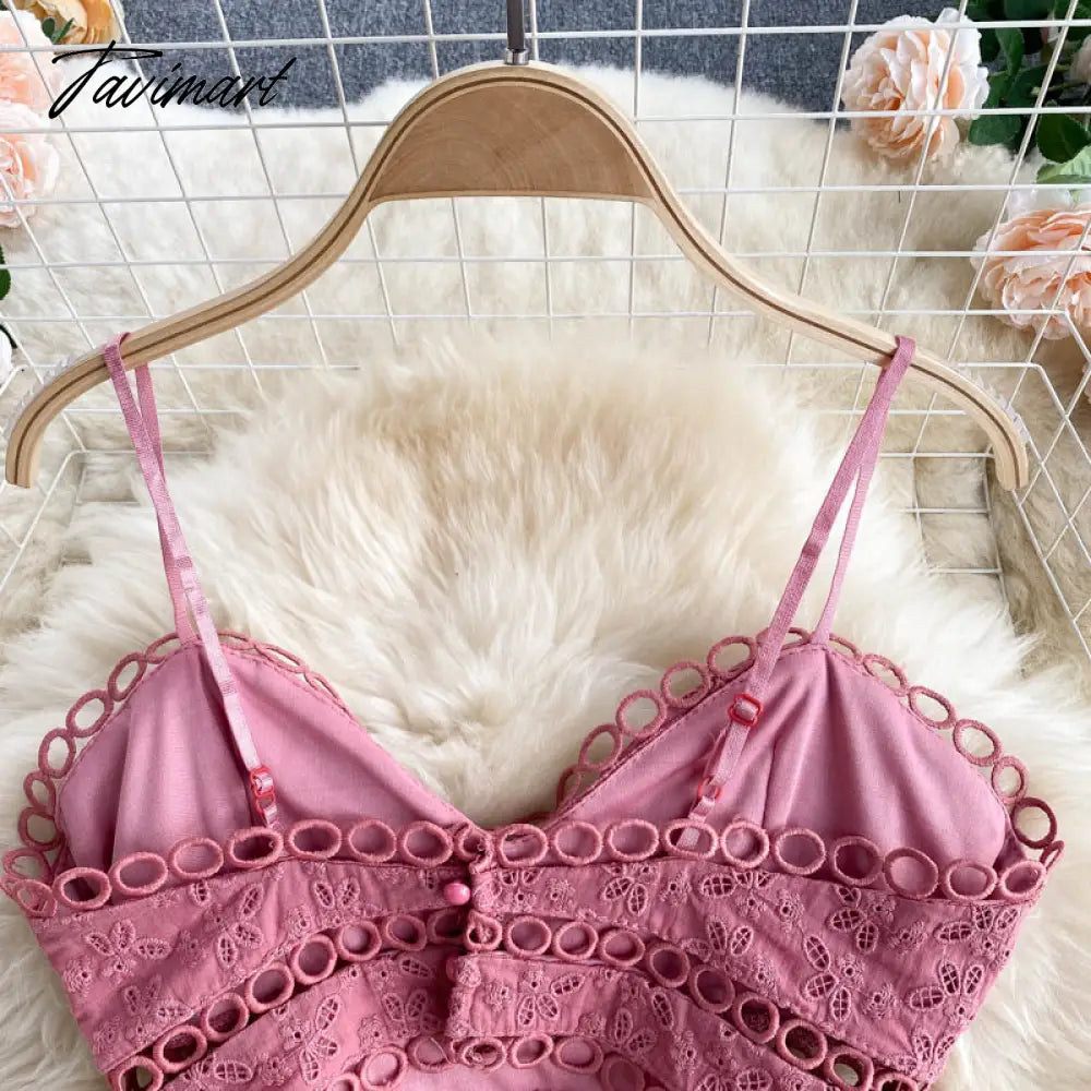 Women Korean Style Knitted Pants Sets Summer Elastic Waist Belt Vacation Elegant Ladies Beach A Line Two Piece Sets