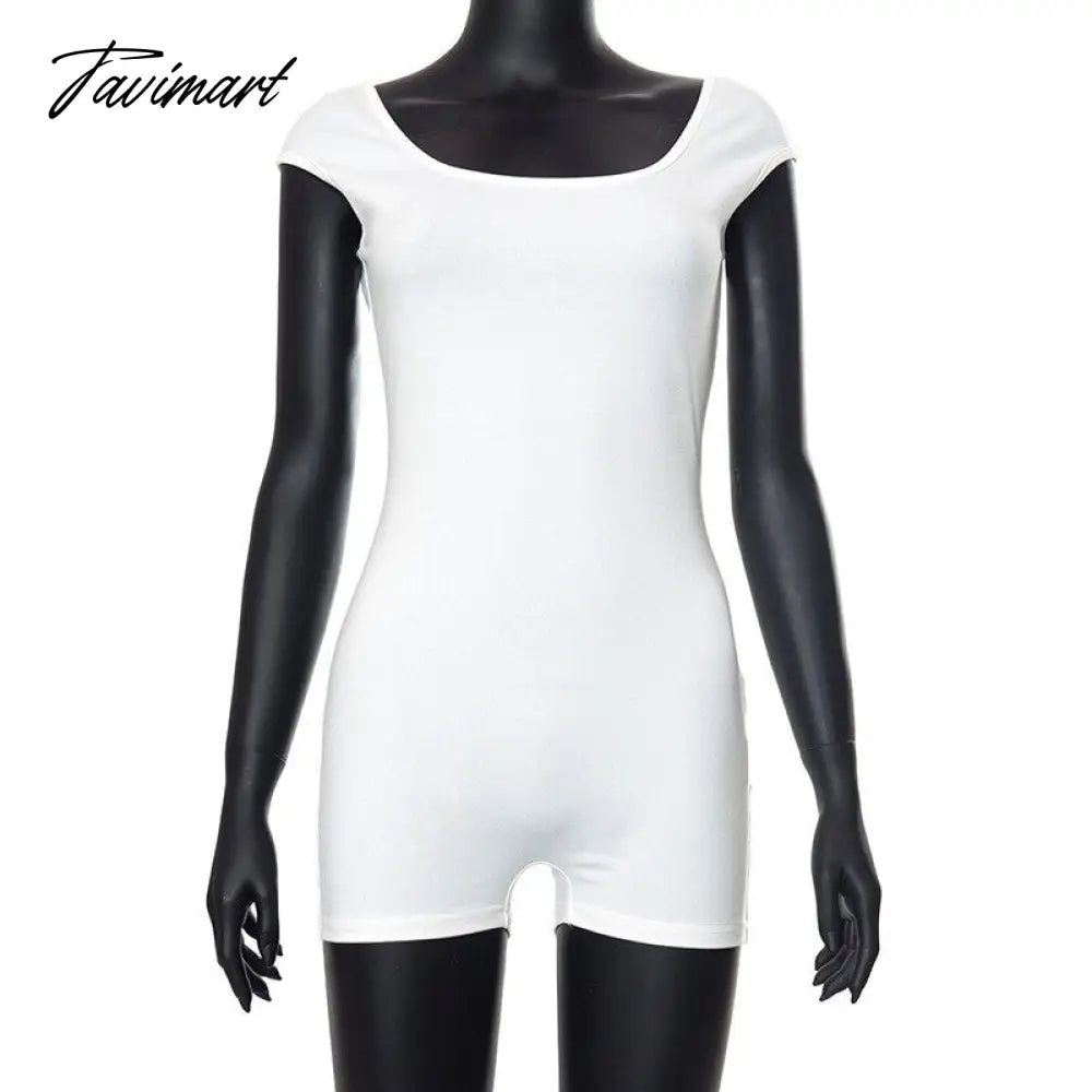 Women Long Sleeve Playsuit Autumn Rib Knitted Square Neck Bodycon Sexy Rompers Jumpsuit Femme Black One Piece Overall Y2K
