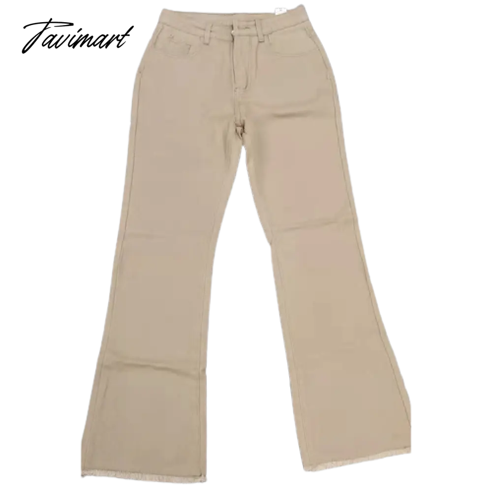 Women Retro Trousers Casual Jeans High Rise Cargo Pants Straight 90s Korean Fashion Streetwear
