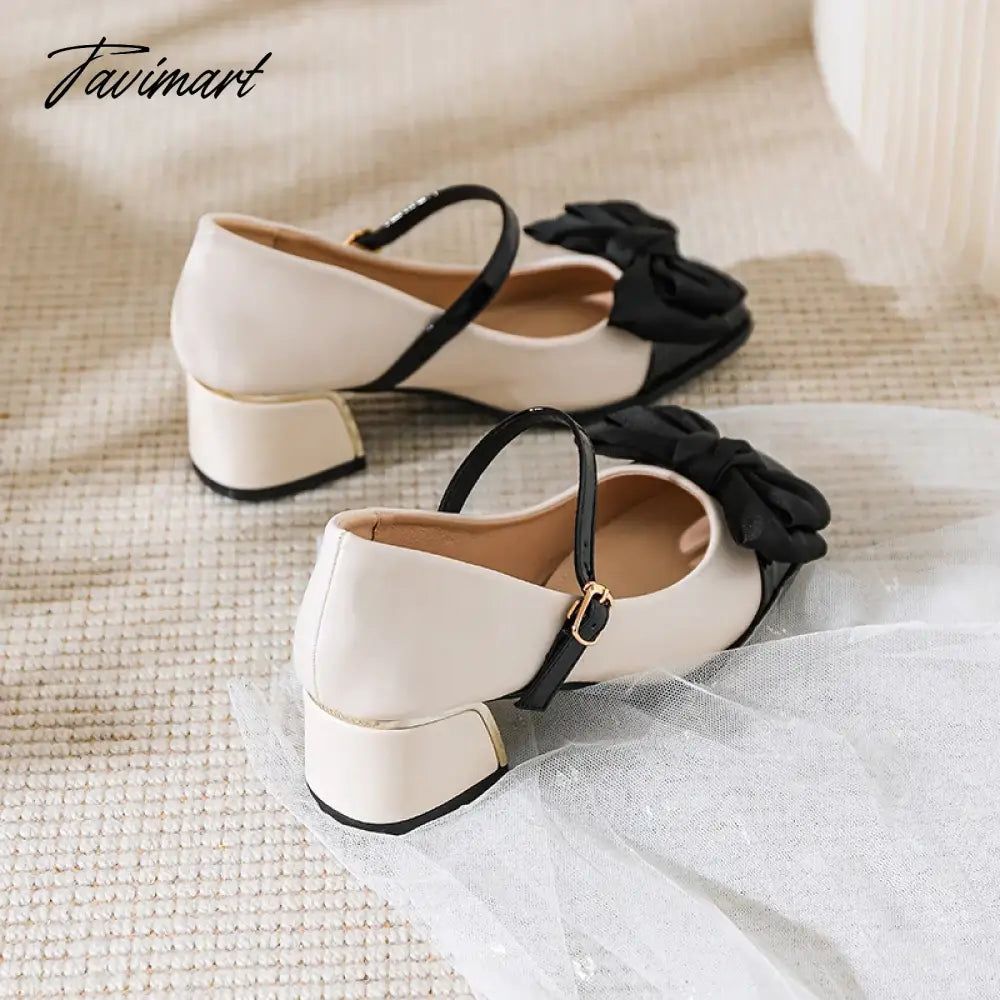 Women's Chunky Block Pumps Slip On Low Heel Closed Round Toe Dress Classic Mid Square Shoes Wedding Party Office Lady Shoes