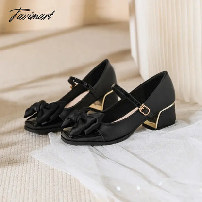 Women's Chunky Block Pumps Slip On Low Heel Closed Round Toe Dress Classic Mid Square Shoes Wedding Party Office Lady Shoes