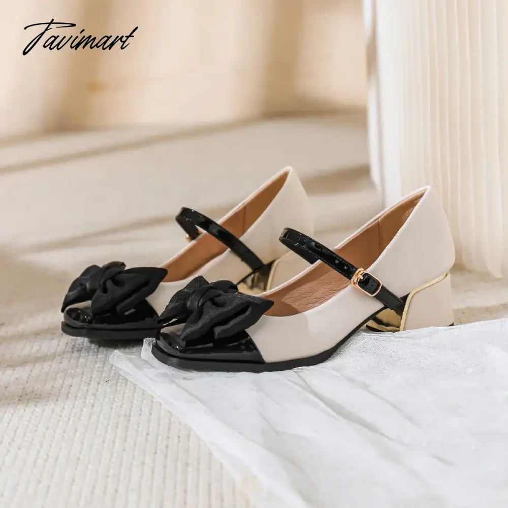 Women's Chunky Block Pumps Slip On Low Heel Closed Round Toe Dress Classic Mid Square Shoes Wedding Party Office Lady Shoes