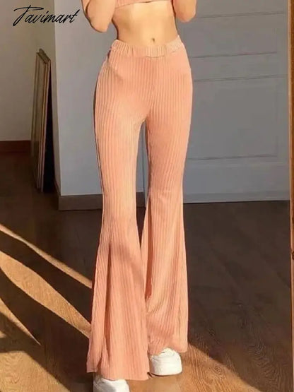 Women's Classic Pants Sexy Flared Trousers Hip Wrap Women Pants High Waist Solid Women's Cargo Pants Y 2k Vintage 90s Streetwear