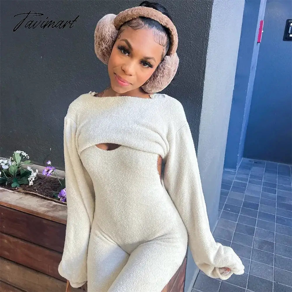 Women's clothing autumn and winter new terry cloth short top + one-piece trousers casual 2-piece suit elegant luxury suit