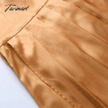 Women Sexy Backless Lace Up Long Dress Elegant Swinging Collar A Line Party Pleated Dress Summer Satin Sling Maxi Dresses