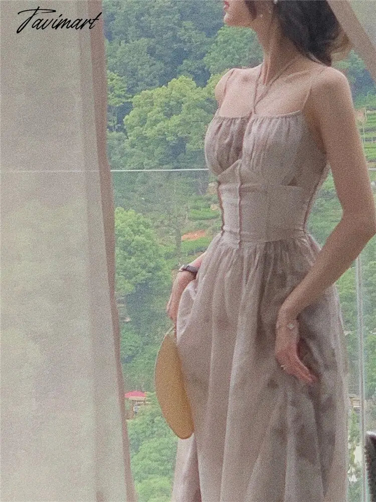 Women Summer Fashion Retro Dress Sexy Lady Eleglant Vintage Printed Sleeveless Evening Midi Dresses Female Clothes
