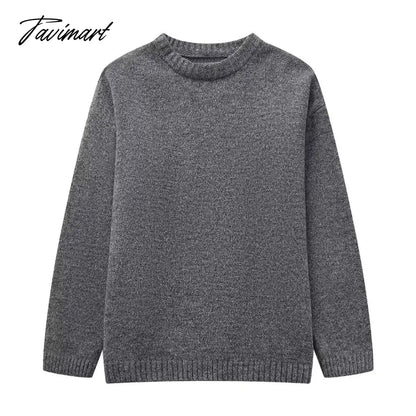 Women's Solid O-neck Pullover Sweaters Autumn Winter Long Sleeve Knitted Jumpers Versatile Fashion Female Warm Fit Knitwear