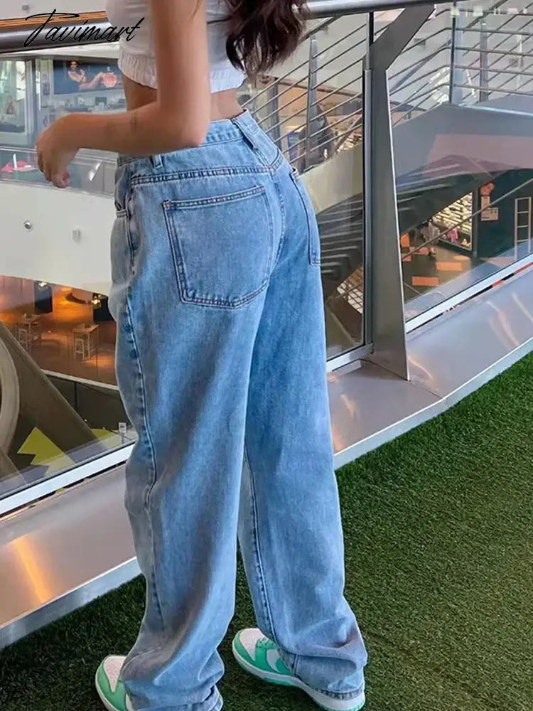 Y2K Gothic Trousers Jeans Black Vintage Clothes Women Jeans Rave Outfits Denim Low Rise Jeans Rave Outfits Pockets Pant