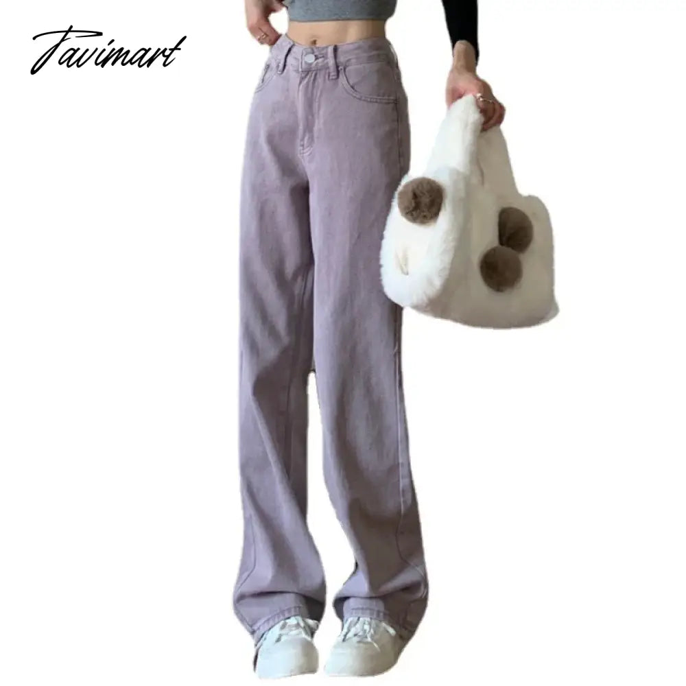 Y2K Low Waist Wide Jeans High Street Women's Pants Pink Baggy Jeans Streetwear Female Clothing Baggy Trousers Jeans