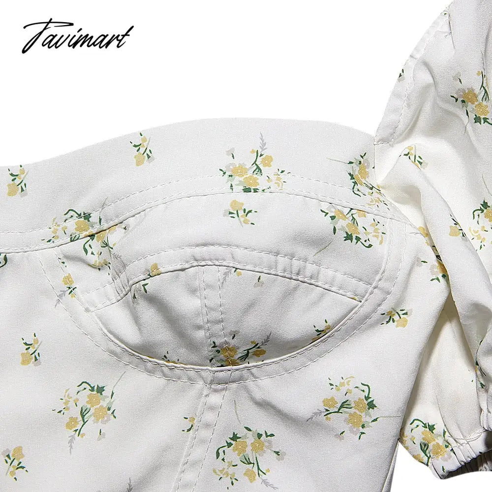 Y2k Tops New Arrivals Floral Summer Crop Top Women House of Cb Top Sexy Corset Top Lined Outfits Girl Party ClubWear