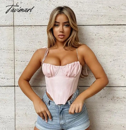 Y2k Tops New Arrivals Floral Summer Crop Top Women House of Cb Top Sexy Corset Top Lined Outfits Girl Party ClubWear