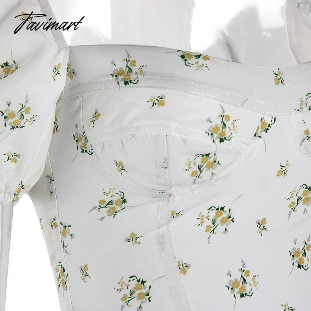Y2k Tops New Arrivals Floral Summer Crop Top Women House of Cb Top Sexy Corset Top Lined Outfits Girl Party ClubWear