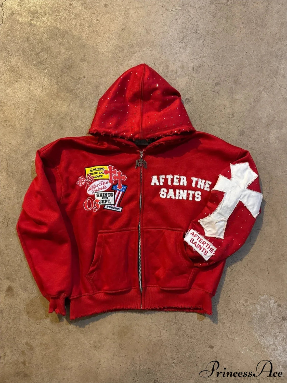 Y2K Letter Print  Street Casual Hoodie